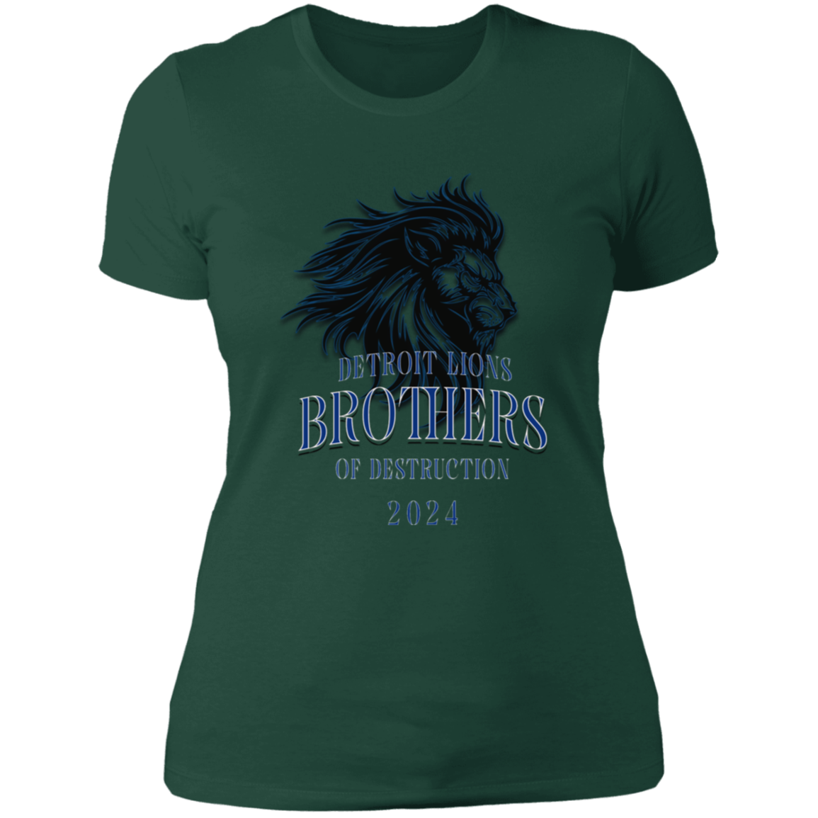 Detroit Lions Brothers of Destruction Ladies' Boyfriend T-Shirt