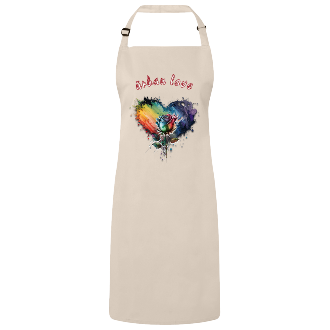 Urban Love Sustainable Unisex Bib Apron