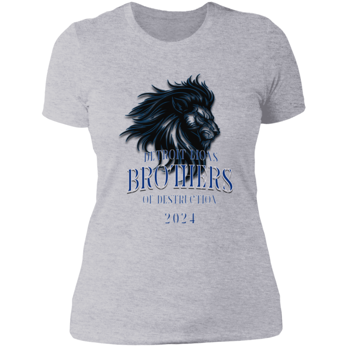 Detroit Lions Brothers of Destruction Ladies' Boyfriend T-Shirt