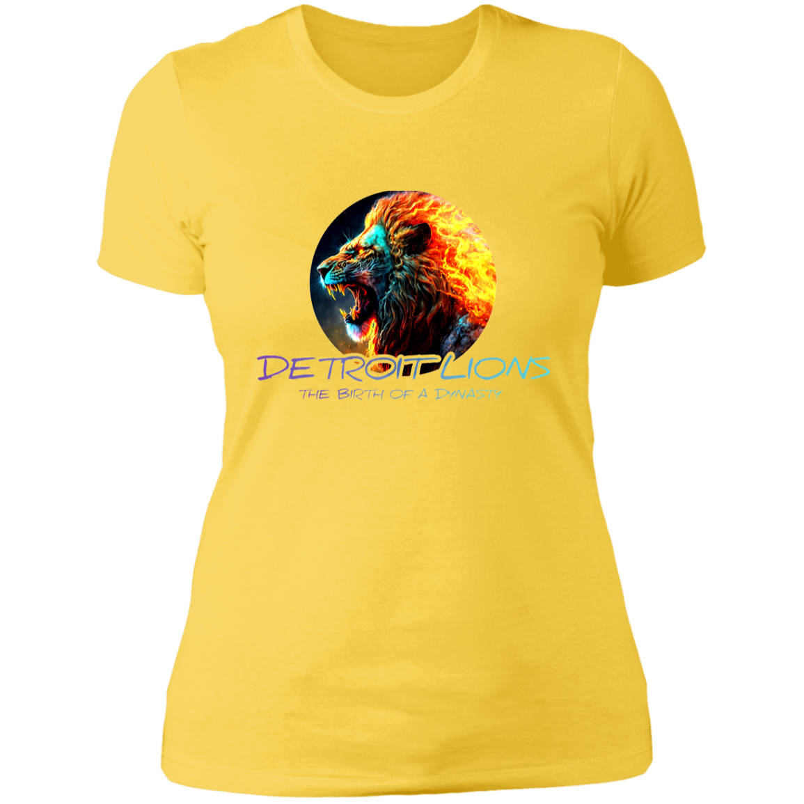 Detroit Lions Birth of a Dynasty Ladies' Boyfriend T-Shirt