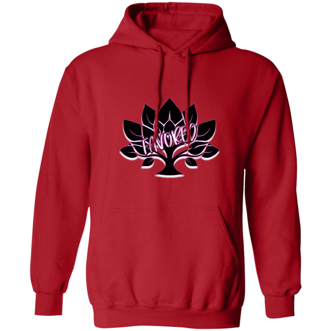 Pink Favored Gildan Unisex Pullover Hoodie