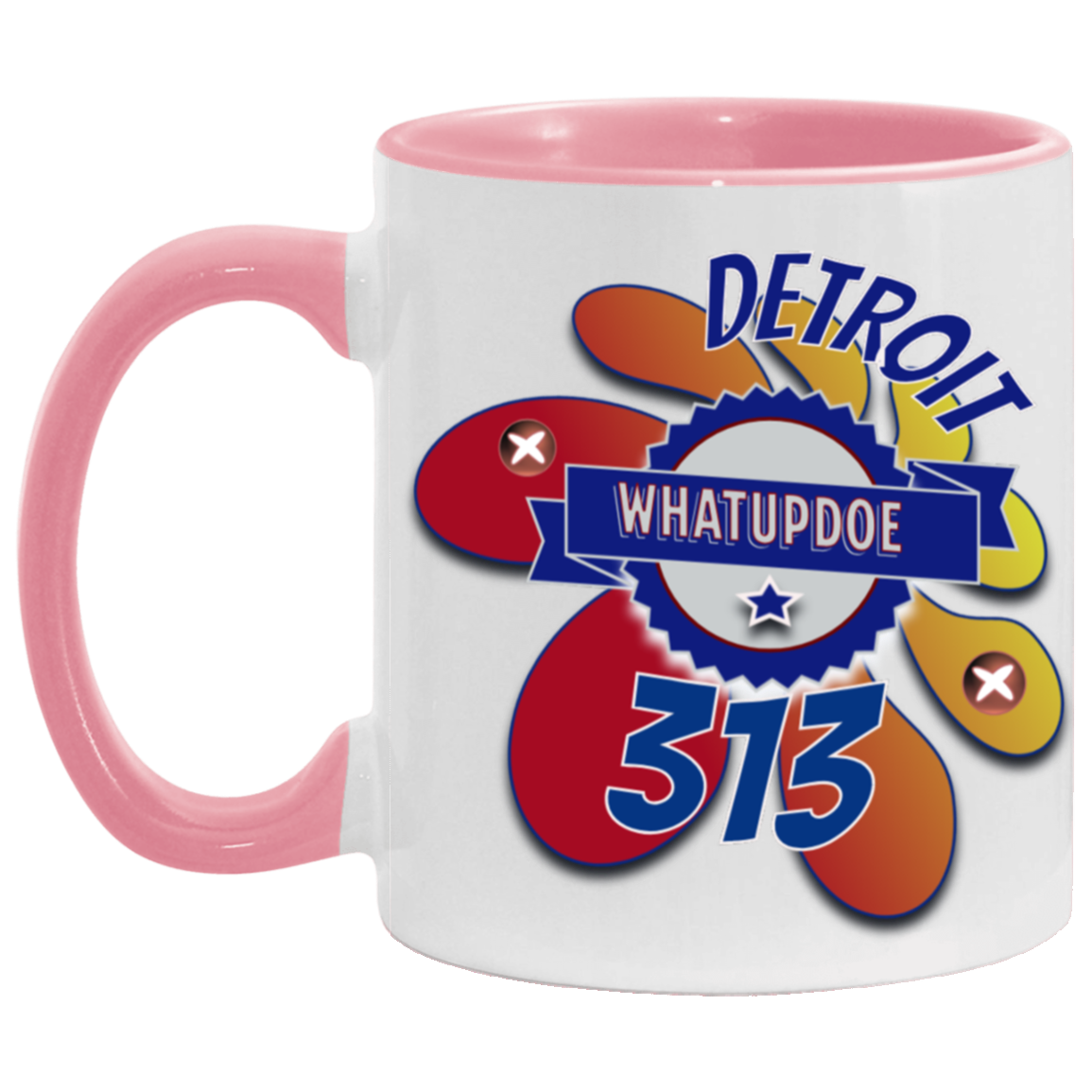 Detroit Whatupdoe 313 11oz Accent Mug
