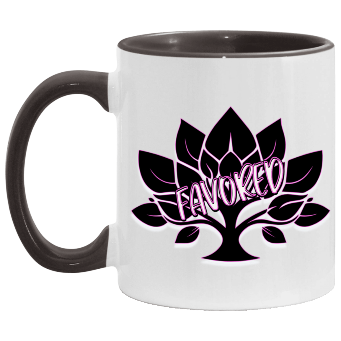 Favored Pink 11oz Accent Mug