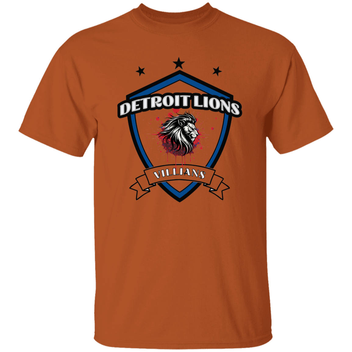 Detroit Lions Villian 5.3 oz. T-Shirt