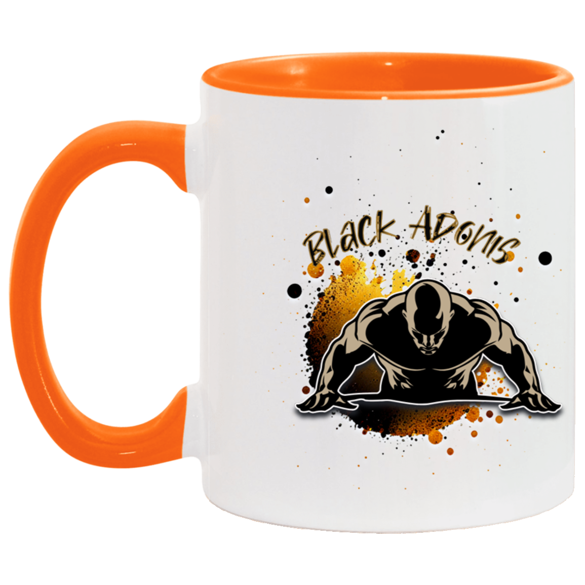 Black Adonis 11oz Accent Mug