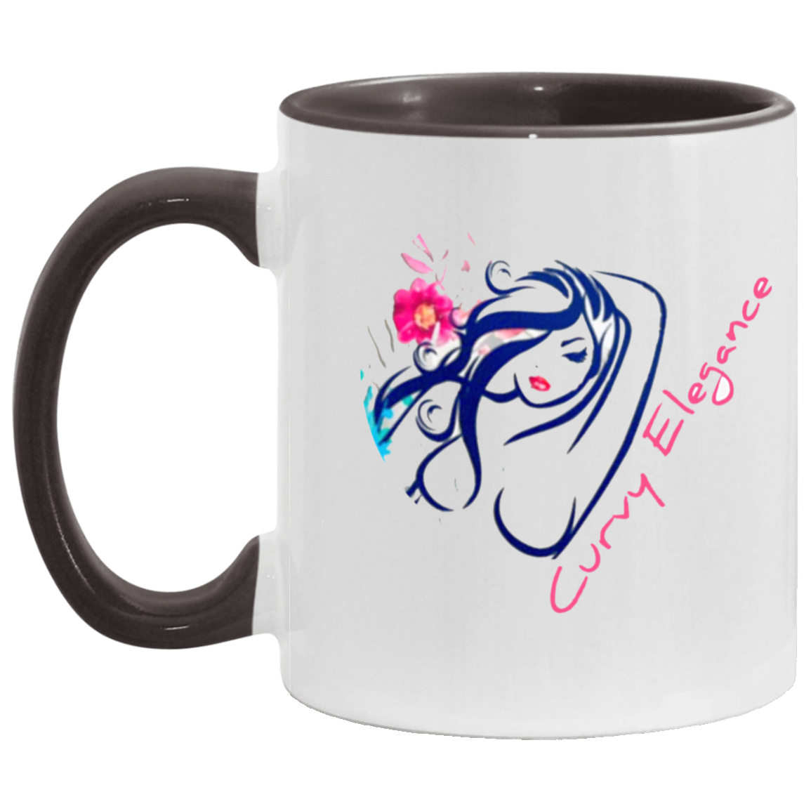 Curvy Elegance 11oz Accent Mug