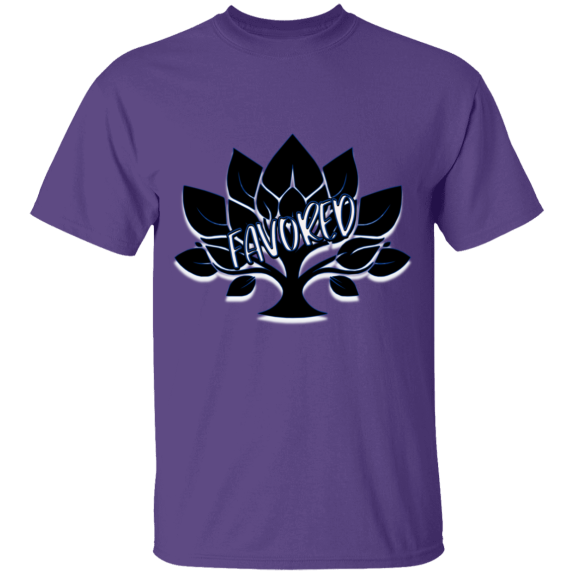 Favored Blue Youth 5.3 oz 100% Cotton T-Shirt