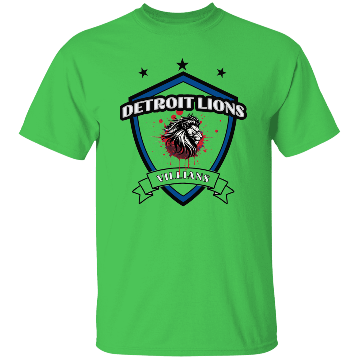 Detroit Lions Villian 5.3 oz. T-Shirt