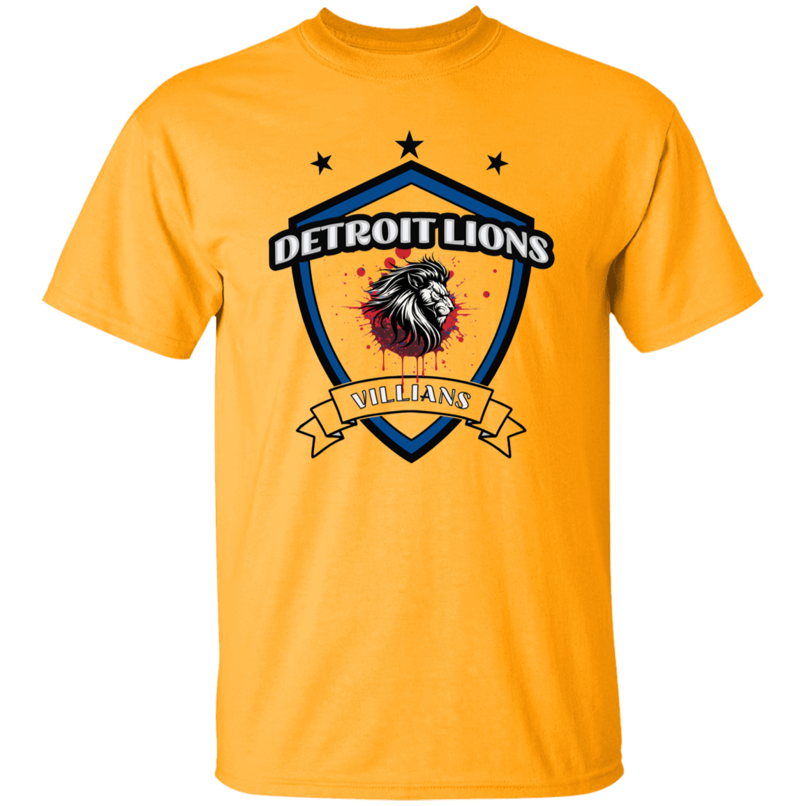 Detroit Lions Villian 5.3 oz. T-Shirt