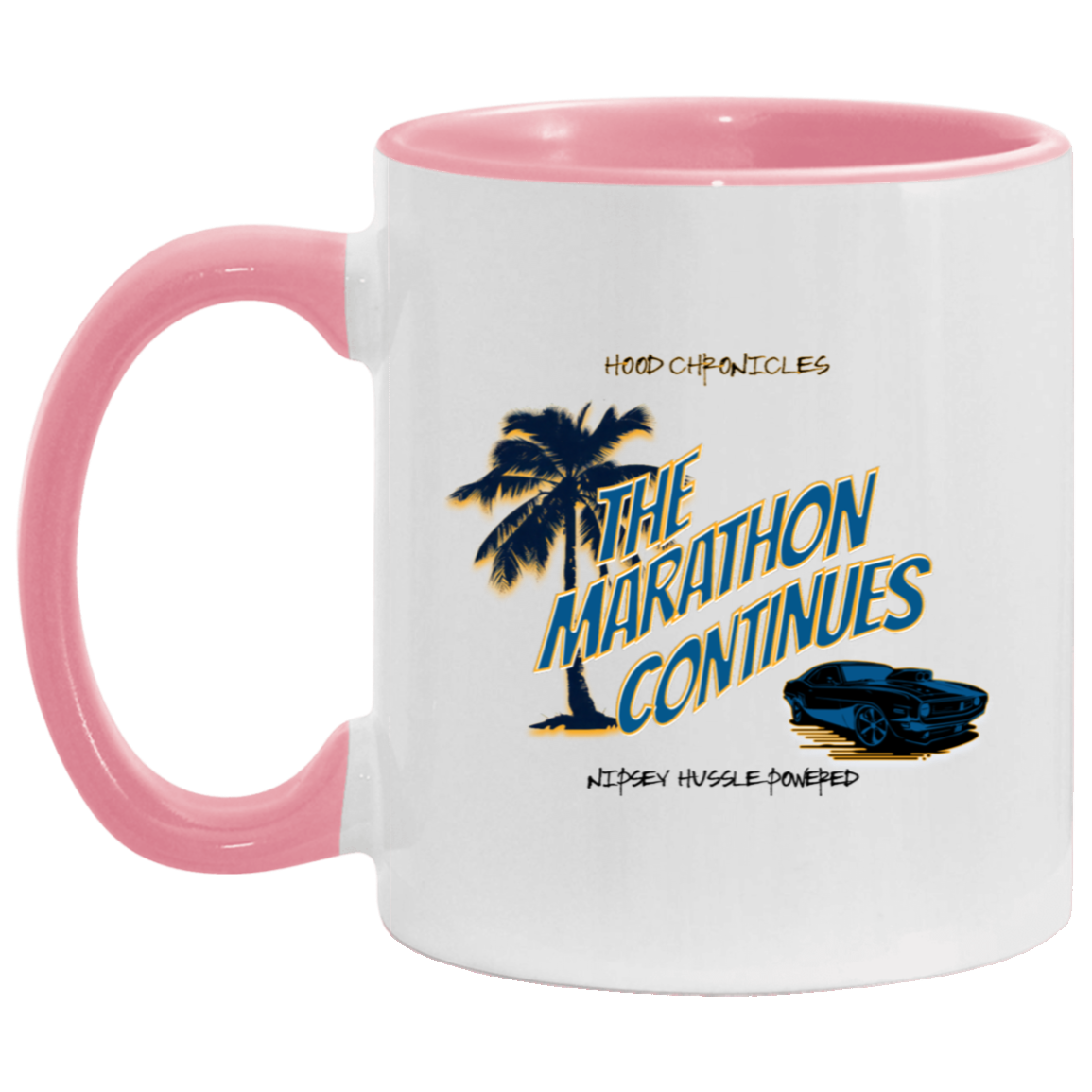 The Marathon Continues 11oz Accent Mug