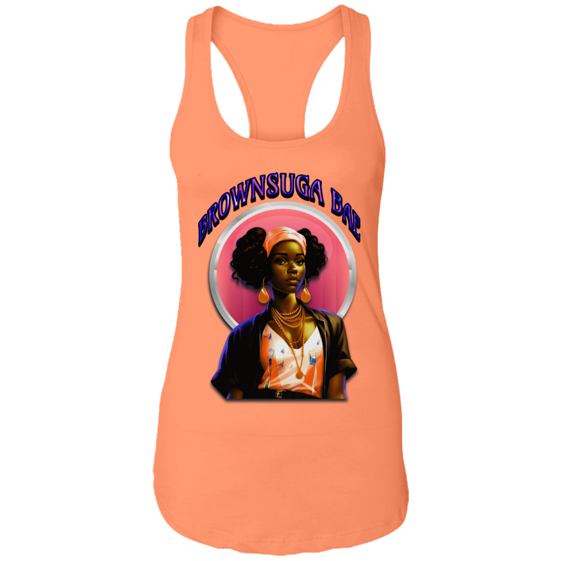 BrownSuga Bae Ladies Ideal Racerback Tank Top