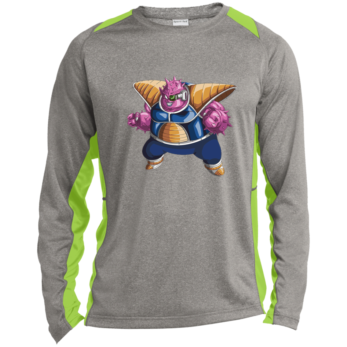 Dodoria DBS Long Sleeve Heather Colorblock Performance Tee