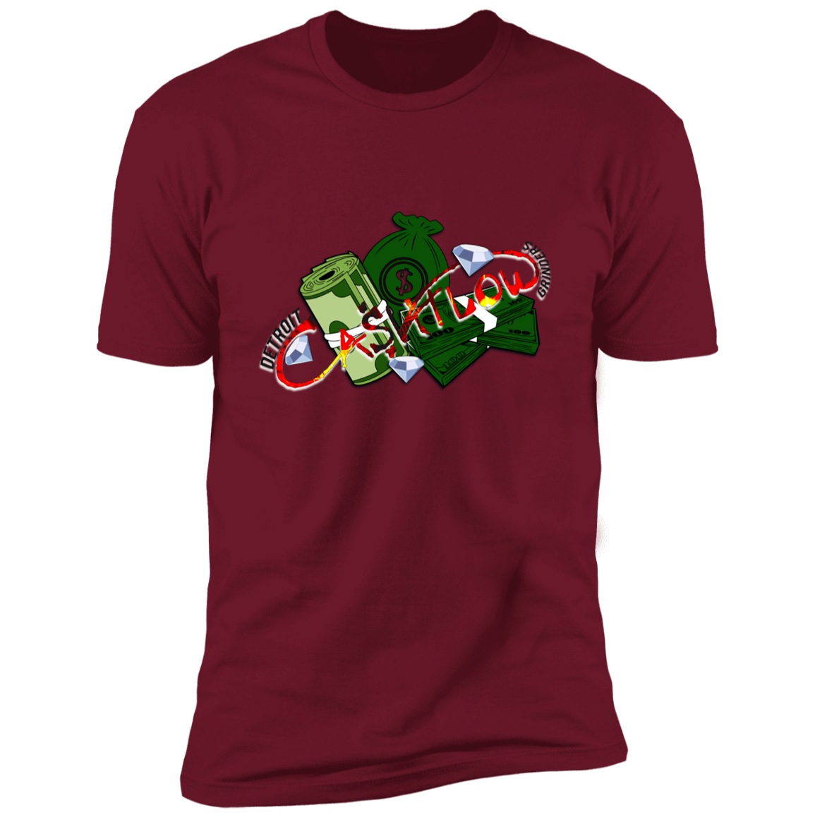 Detroit Cashflow Grinders Premium Short Sleeve T-Shirt