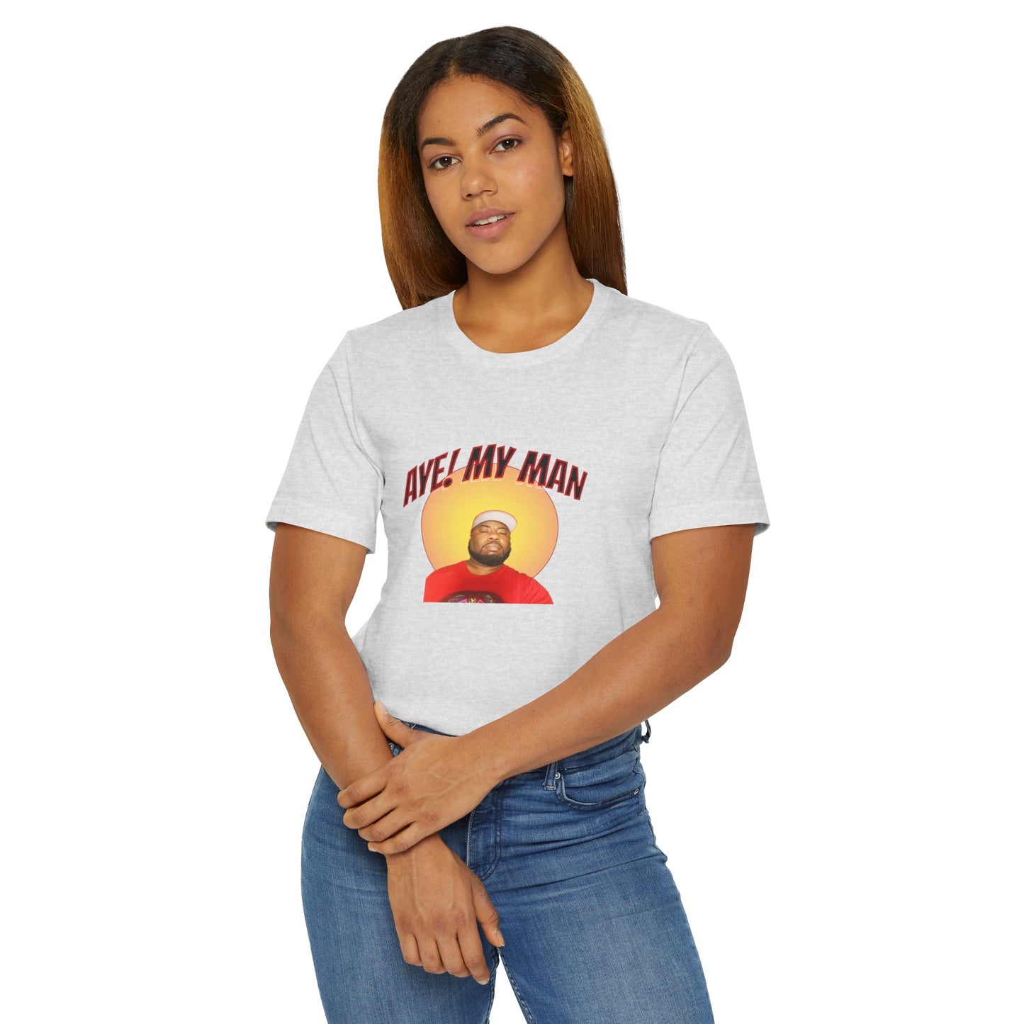Aye! My Mans Unisex Jersey T-Shirt