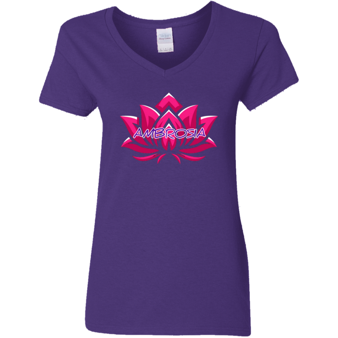 Ambrosia Ladies' 5.3 oz. V-Neck T-Shirt