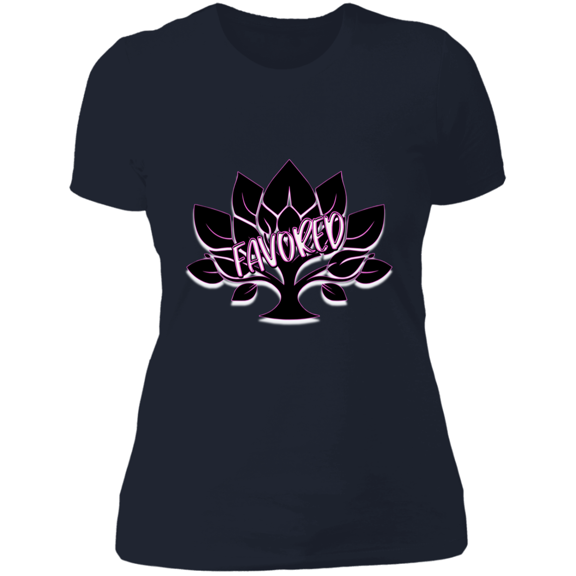 Favored Pink Ladies' Boyfriend T-Shirt