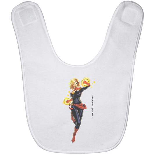 Captain Marvel Baby Bib