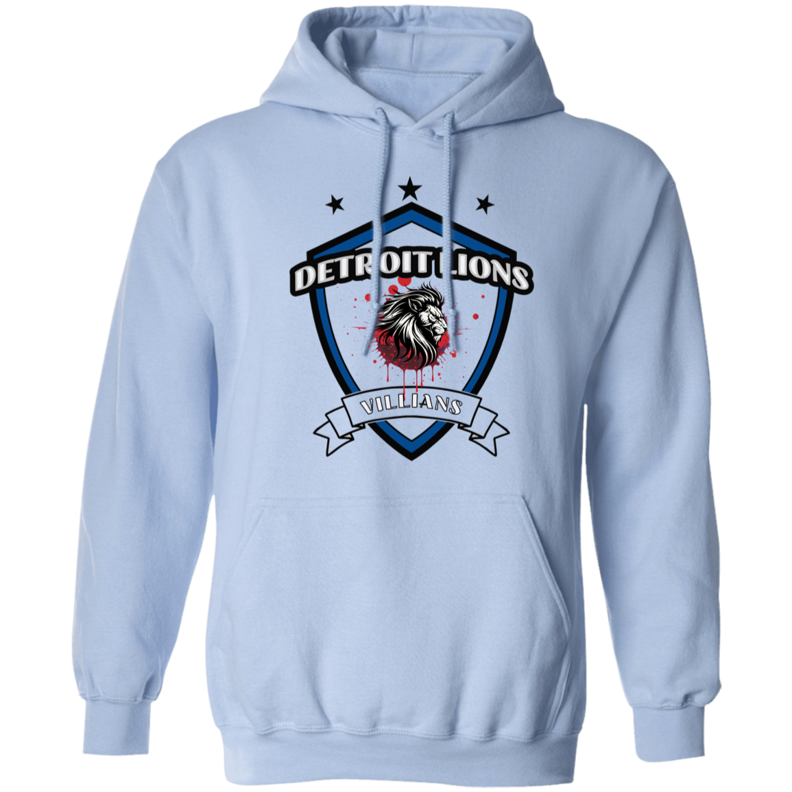 Detroit Lions Villian Pullover Hoodie