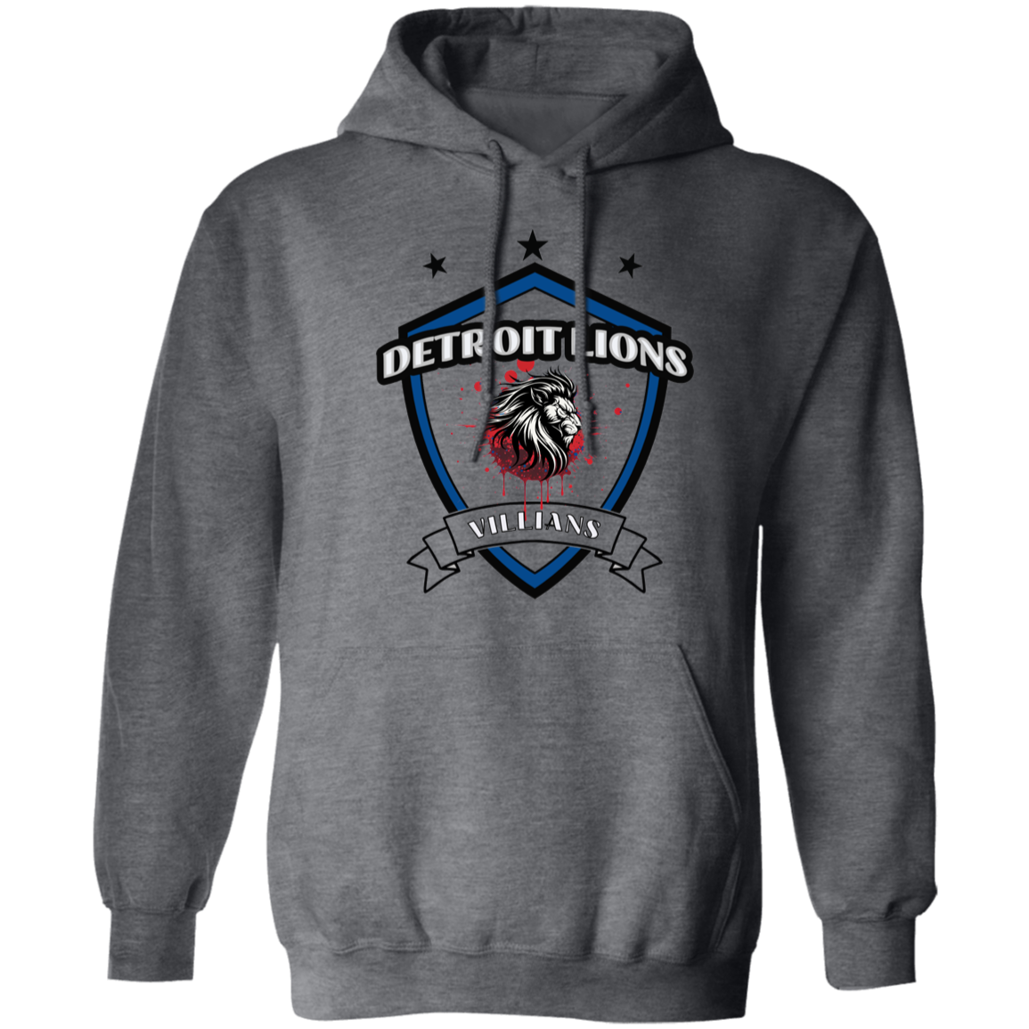 Detroit Lions Villian Pullover Hoodie