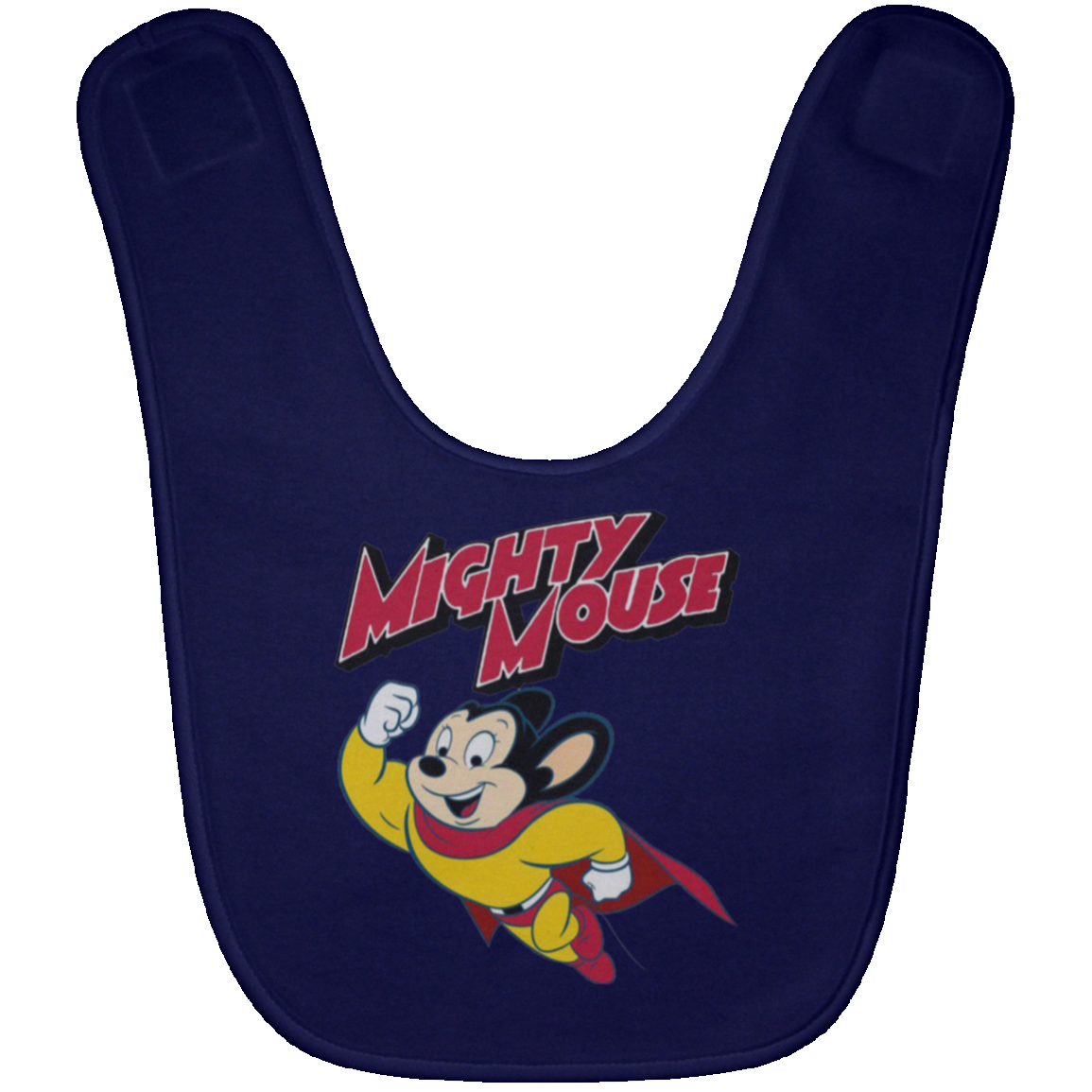 Mighty Mouse Baby Bib