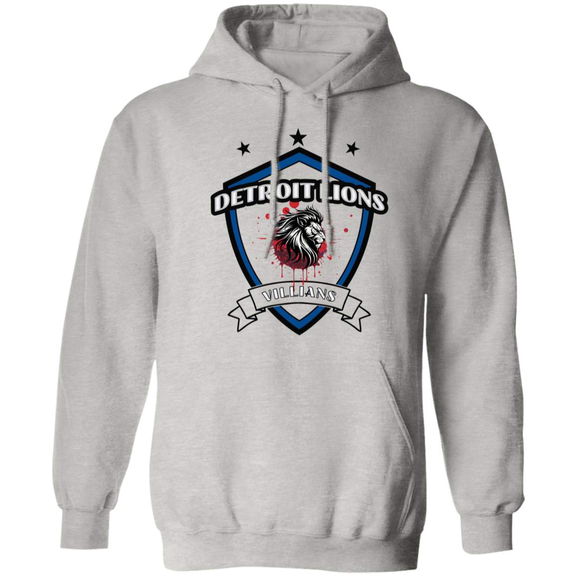 Detroit Lions Villian Pullover Hoodie