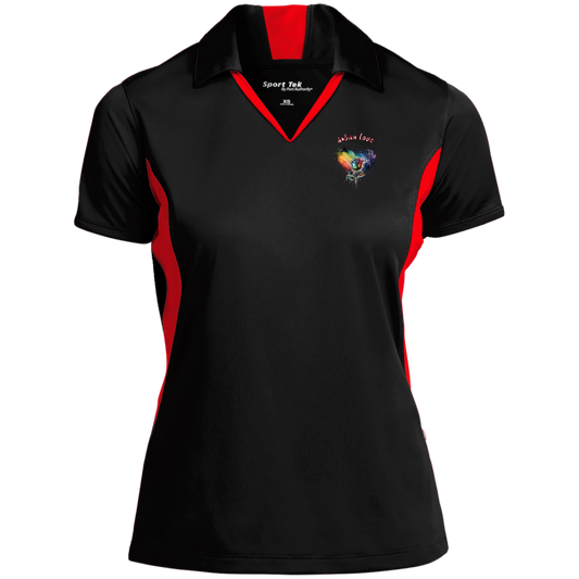 Urban Love Ladies' Colorblock Performance Polo