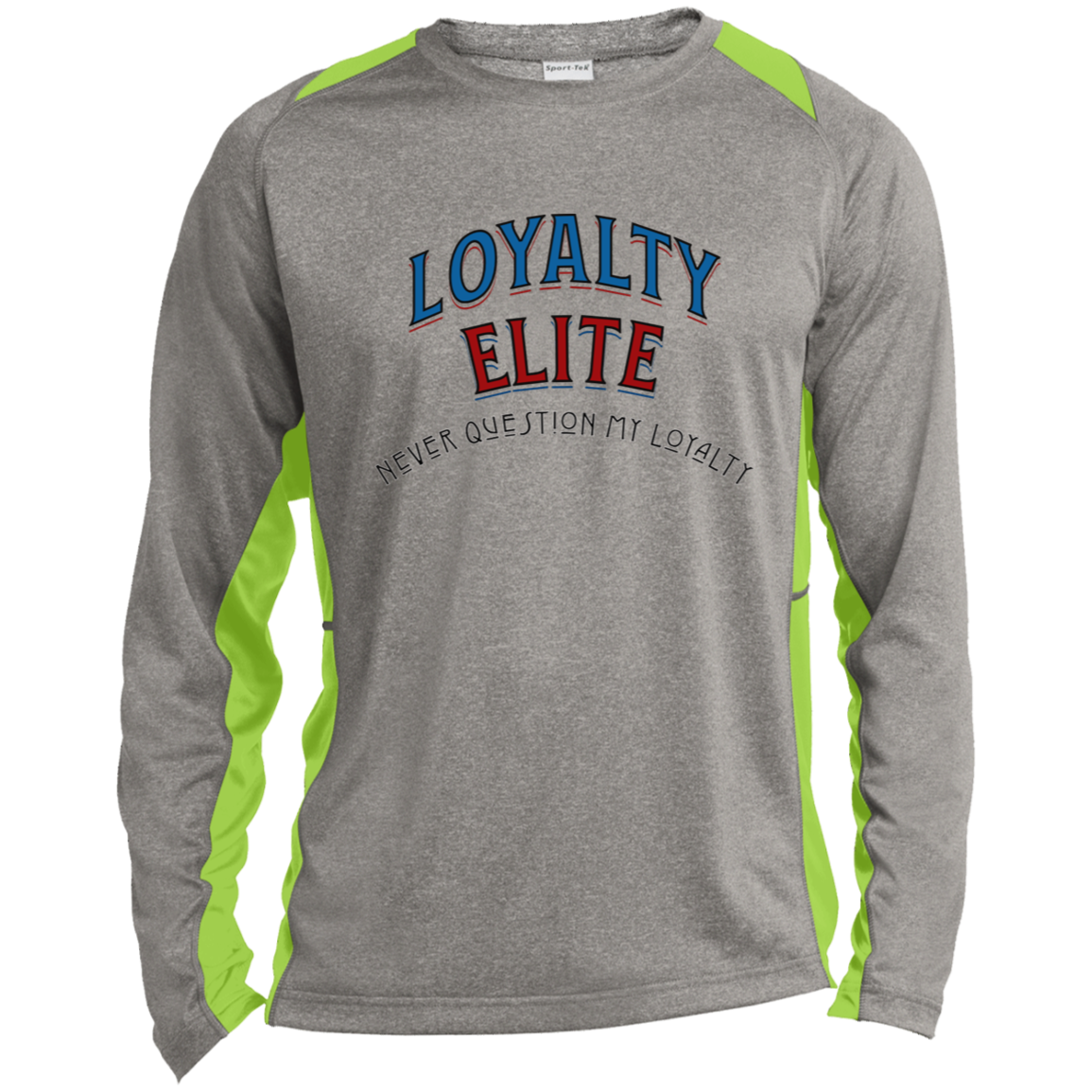 Loyalty Elite Long Sleeve Heather Colorblock Performance Tee