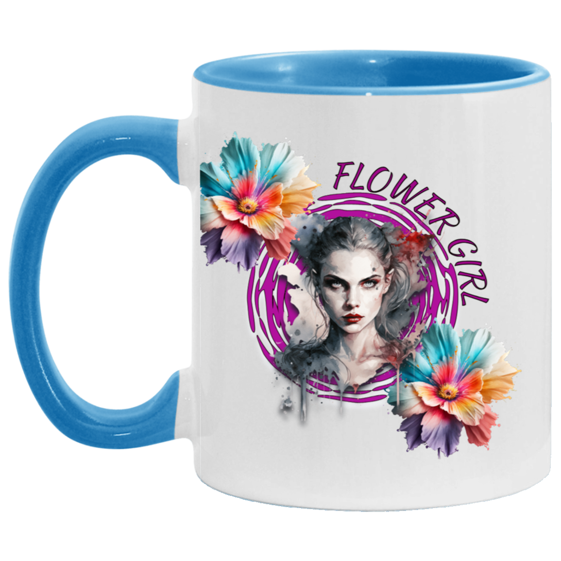 Flower Girl 11oz Accent Mug