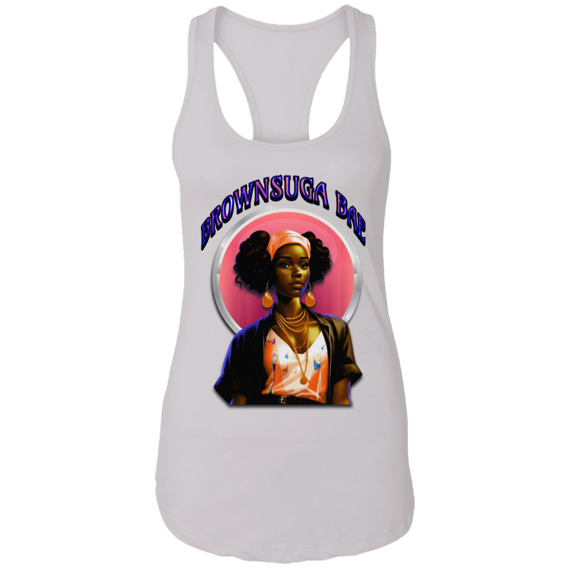 BrownSuga Bae Ladies Ideal Racerback Tank