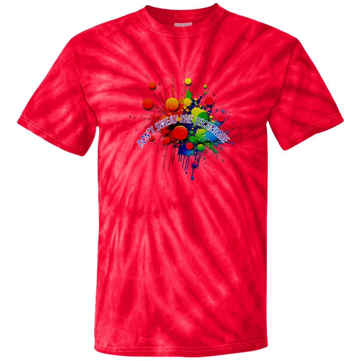 Don't Sweat the Technique Cotton Tie Dye T-Shirt