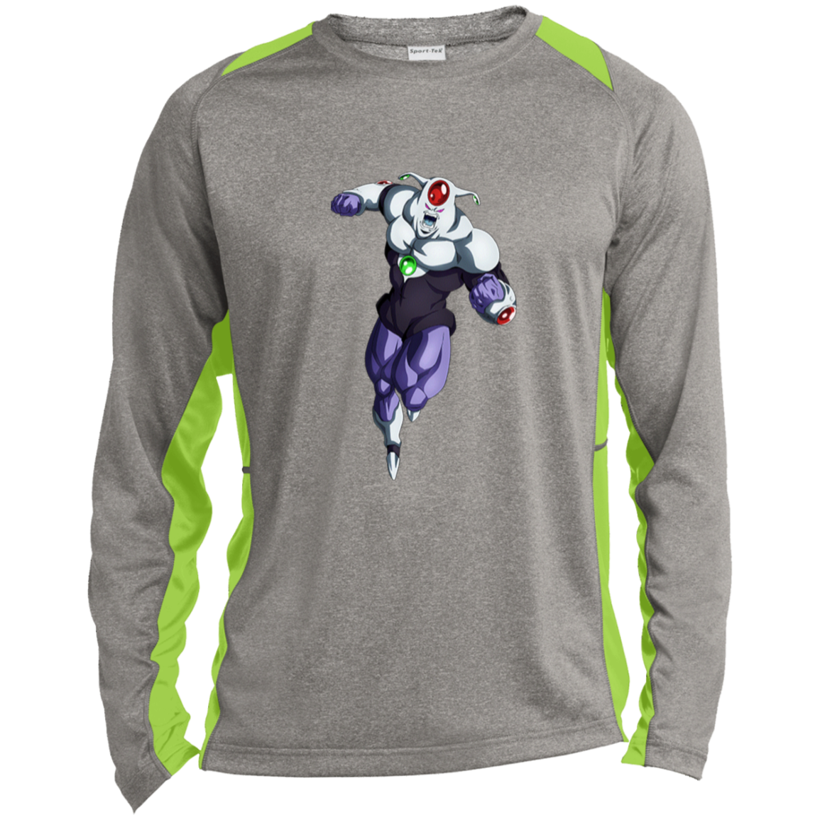 Agnilasa DBS Long Sleeve Heather Colorblock Performance Tee