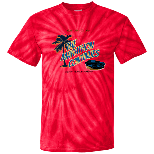 The Marathon Continues 100% Cotton Tie Dye T-Shirt