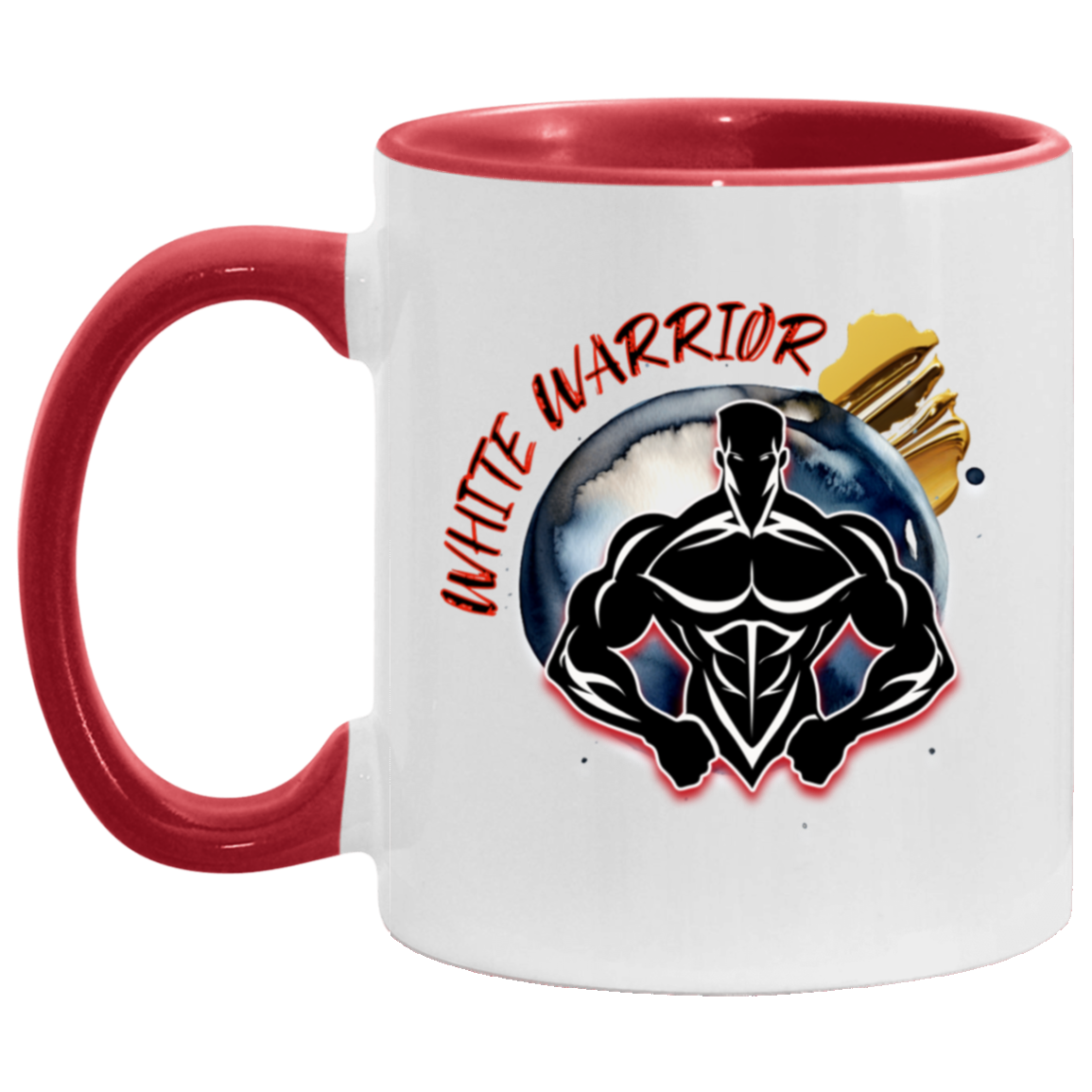 White Warrior 11oz Accent Mug