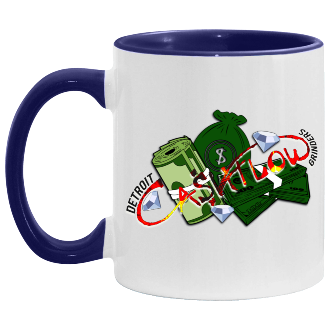 Detroit Cashflow Grinders 11oz Accent Mug