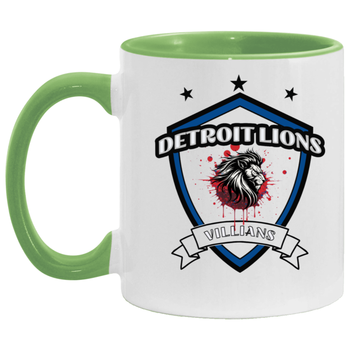 Detroit Lions Villains 11oz Accent Mug