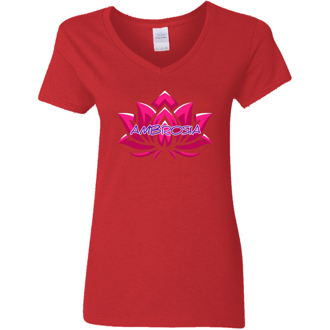 Ambrosia Ladies' 5.3 oz. V-Neck T-Shirt