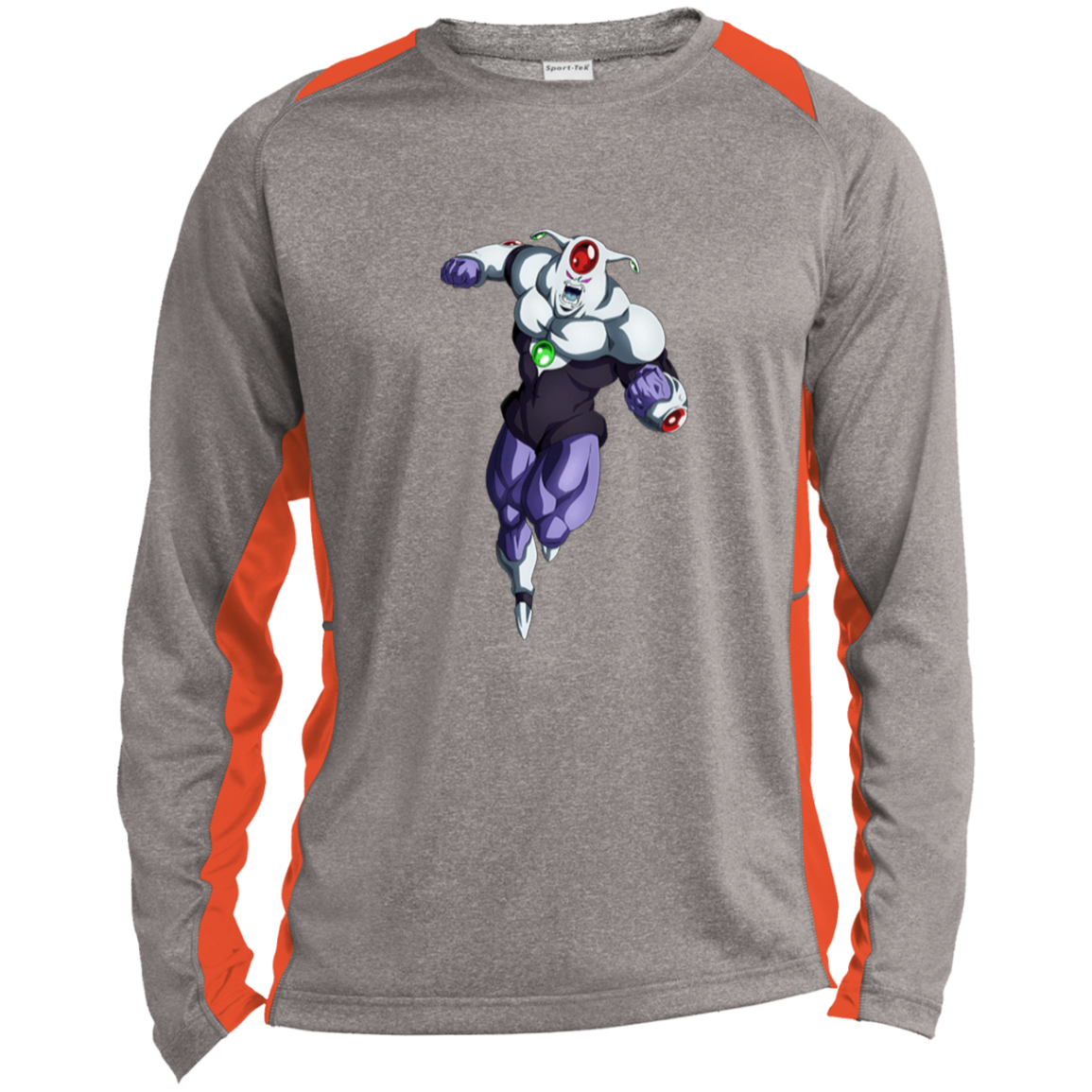 Agnilasa DBS Long Sleeve Heather Colorblock Performance Tee