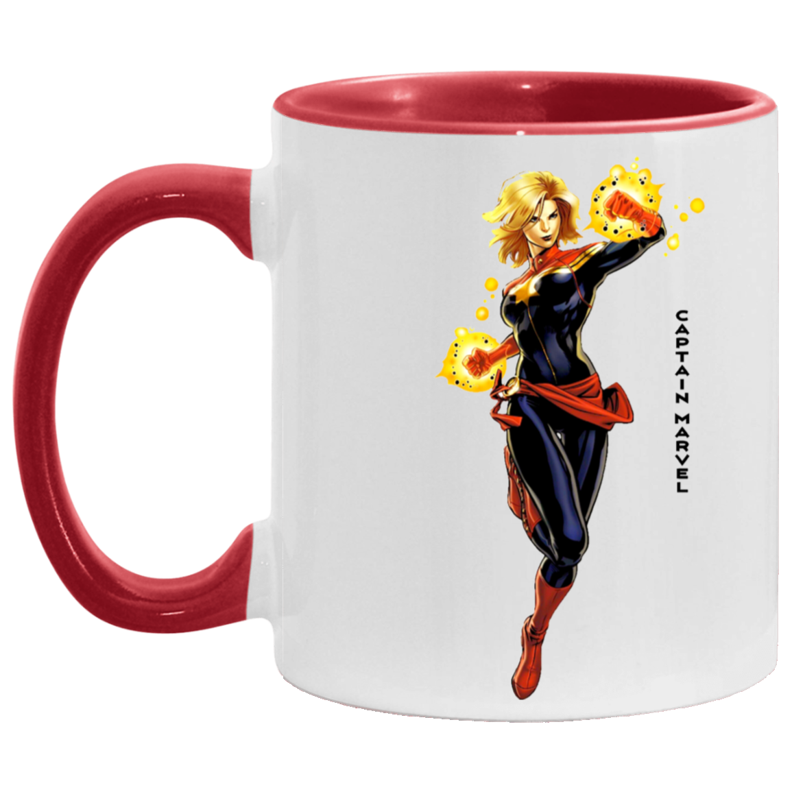 Captain Marvel 11oz Accent Mug