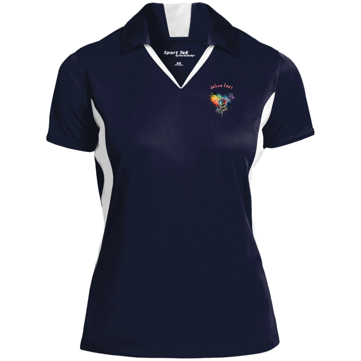 Urban Love Ladies' Colorblock Performance Polo