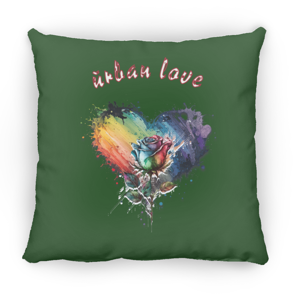 Urban Love Medium Square Pillow