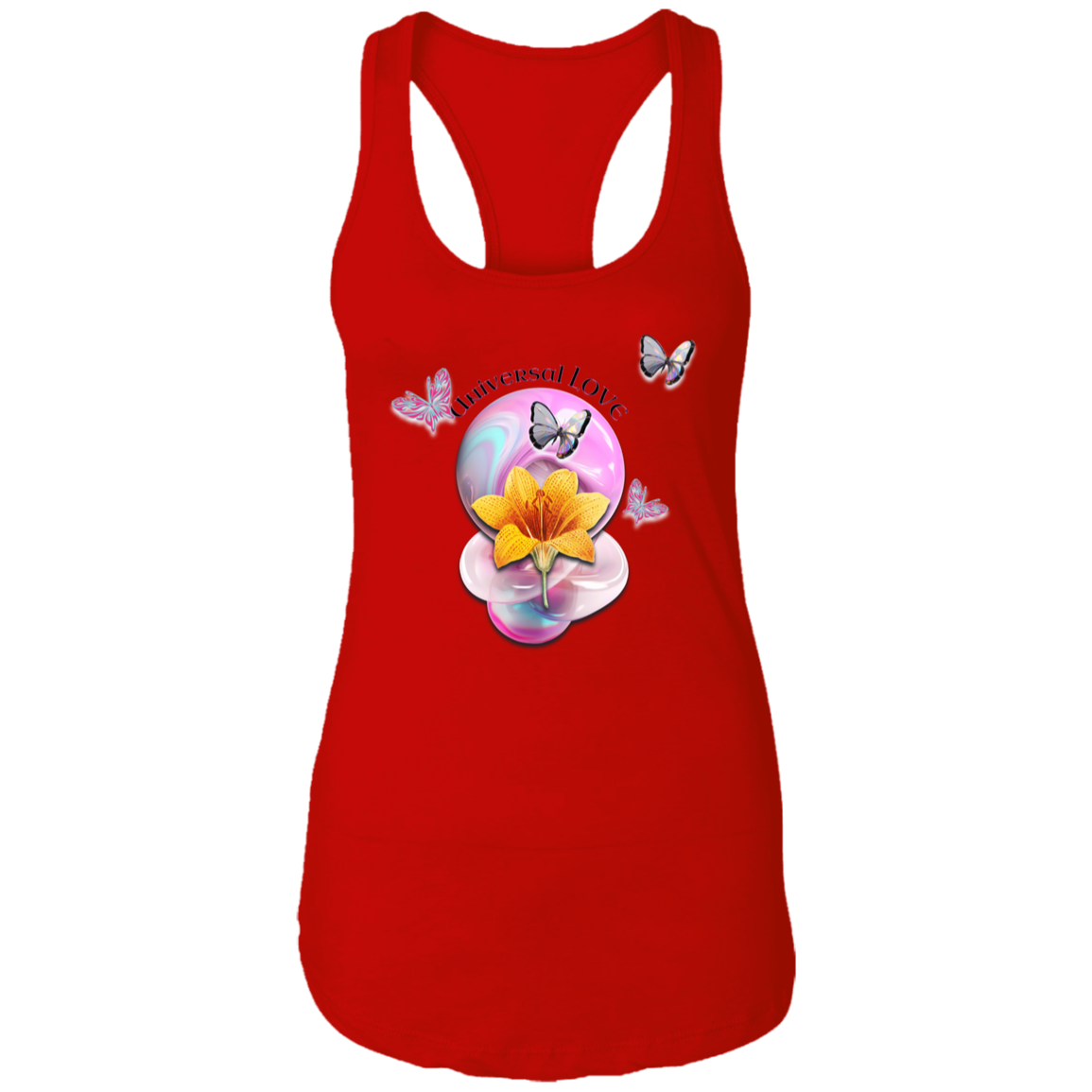 Universal Love Ladies Ideal Racerback Tank