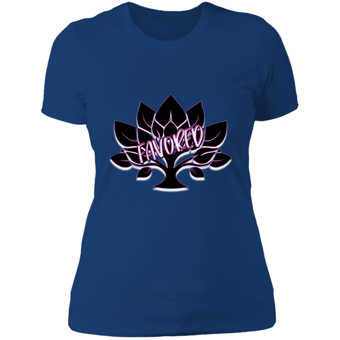 Favored Pink Ladies' Boyfriend T-Shirt