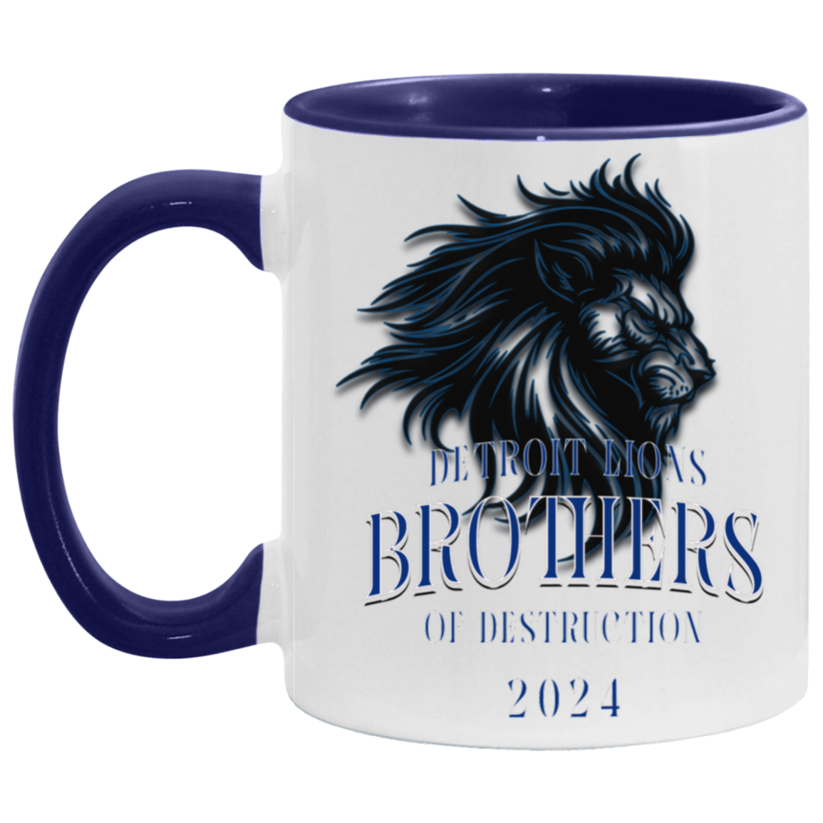 Detroit Lions Brothers of Destruction 11oz Accent Mug