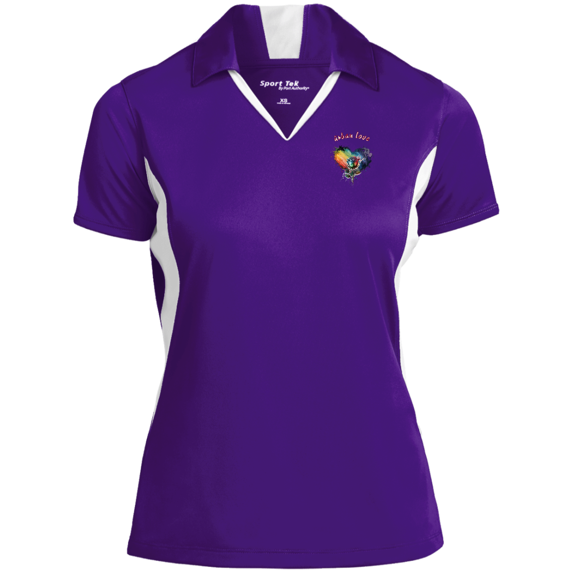 Urban Love Ladies' Colorblock Performance Polo