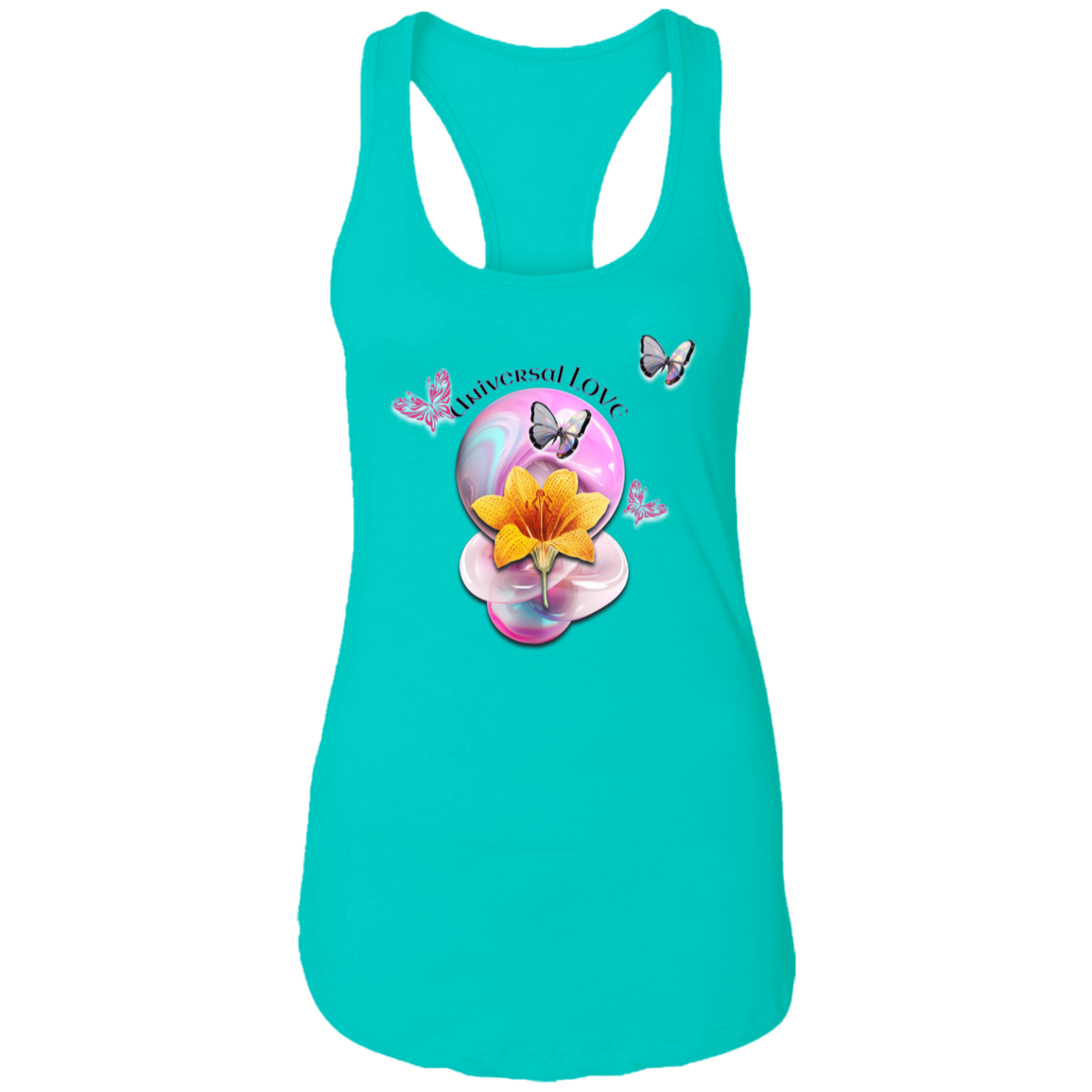 Universal Love Ladies Ideal Racerback Tank