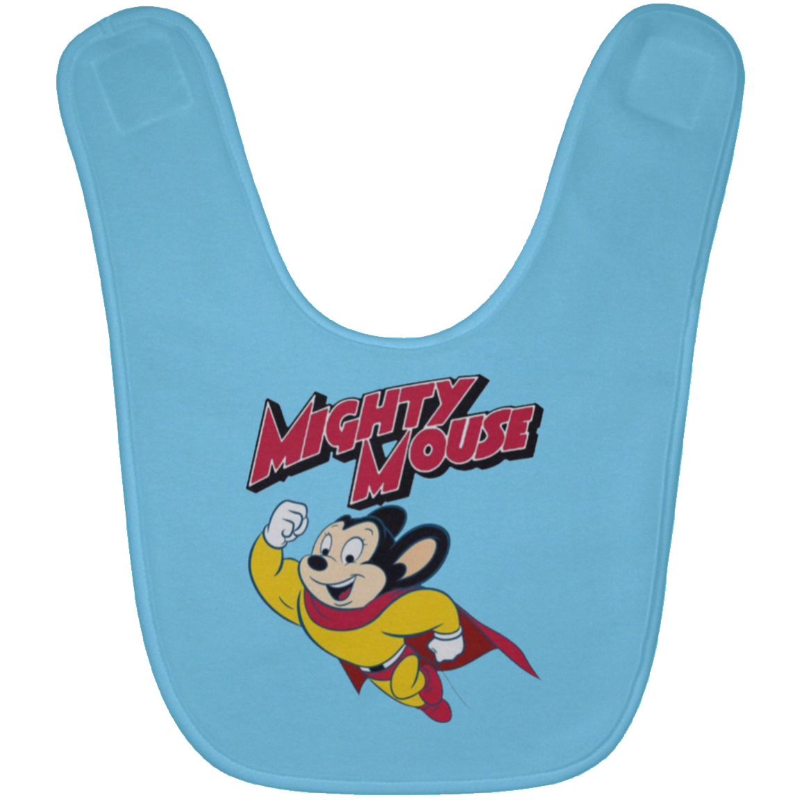 Mighty Mouse Baby Bib