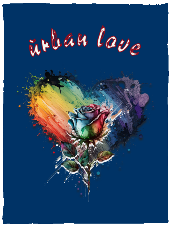 Urban Love Plush Fleece Blanket - 30x40