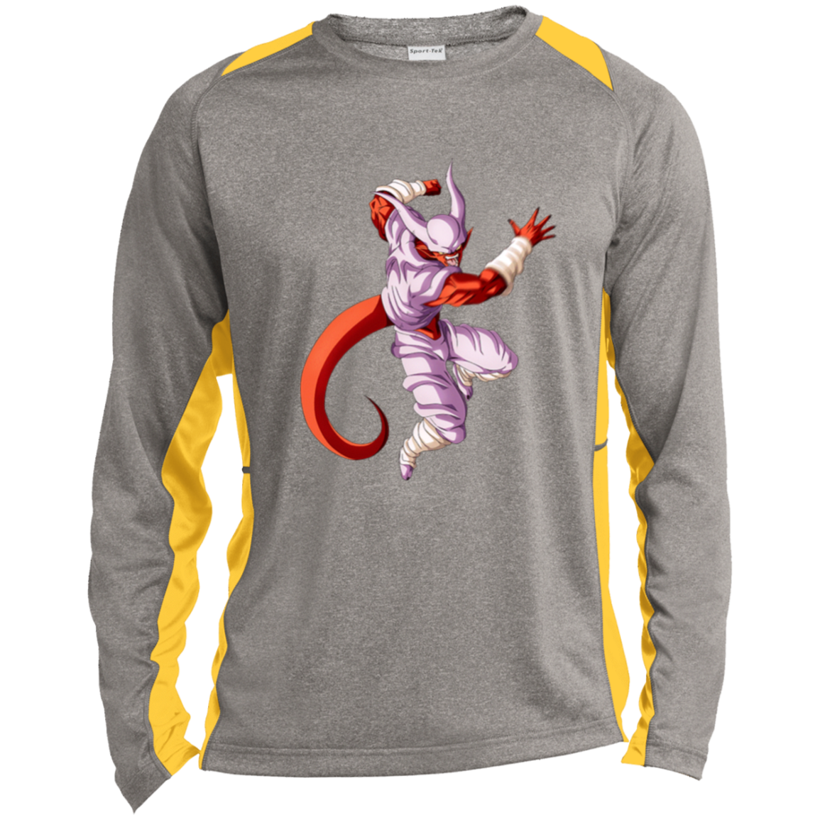 Jenemba DBS Long Sleeve Heather Colorblock Performance Tee