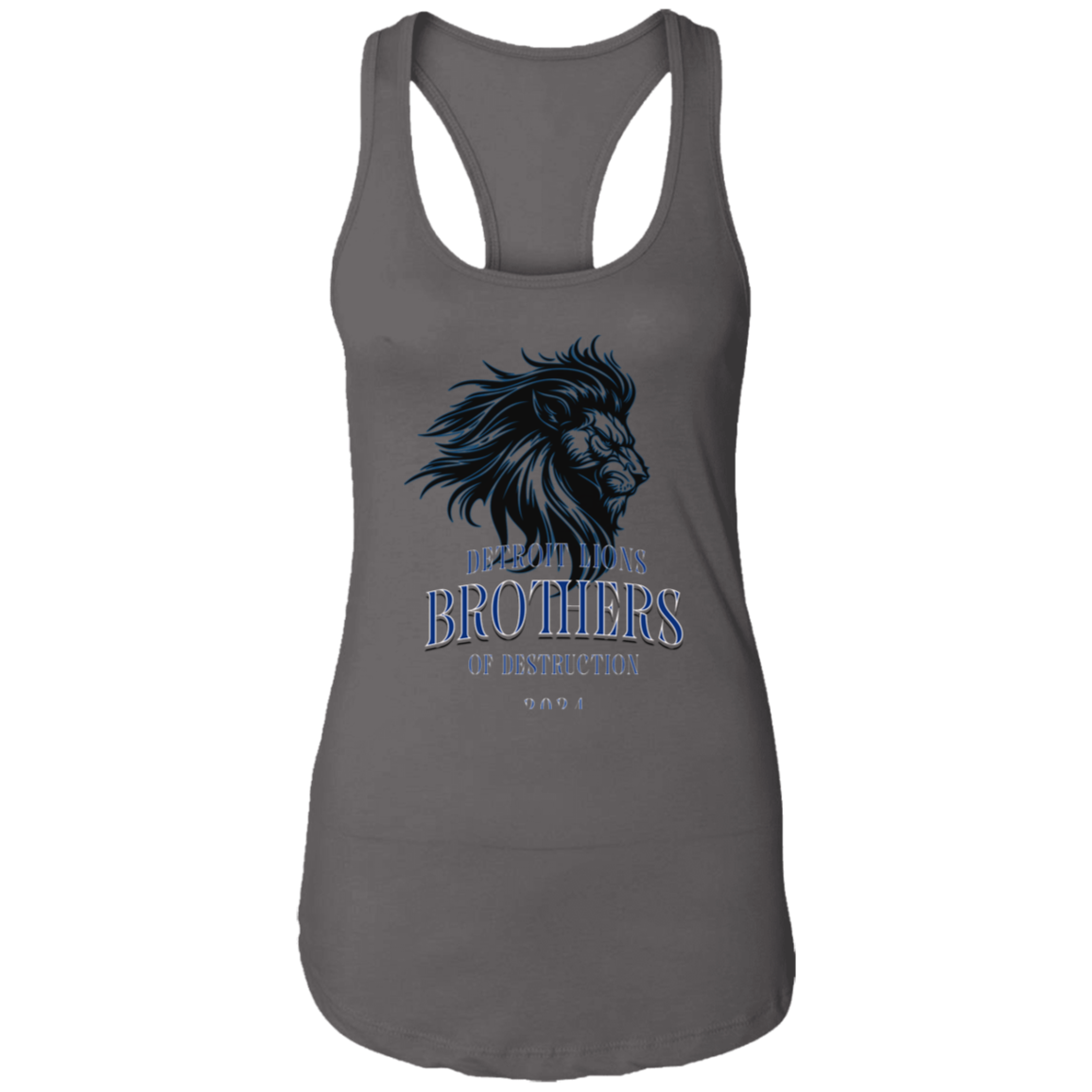 Detroit Lions Brothers of Destruction Ladies Ideal Racerback Tank