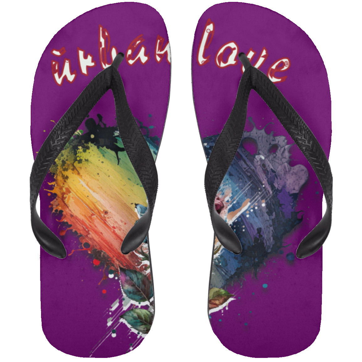 Urban Love Adult Flip Flops